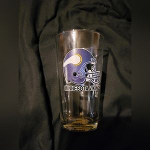Minnesota Vikings Beer Pint Glass